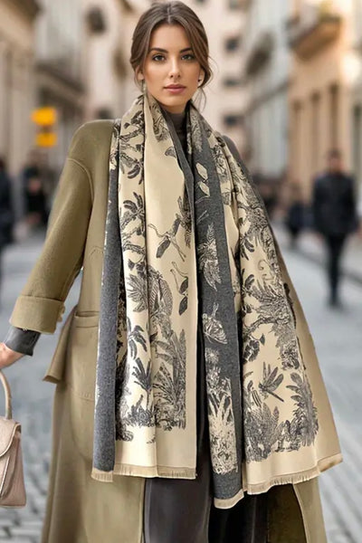 luxurious soft warm wrap style cashmere scarf