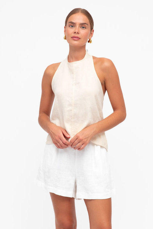 halter neck top by white closet