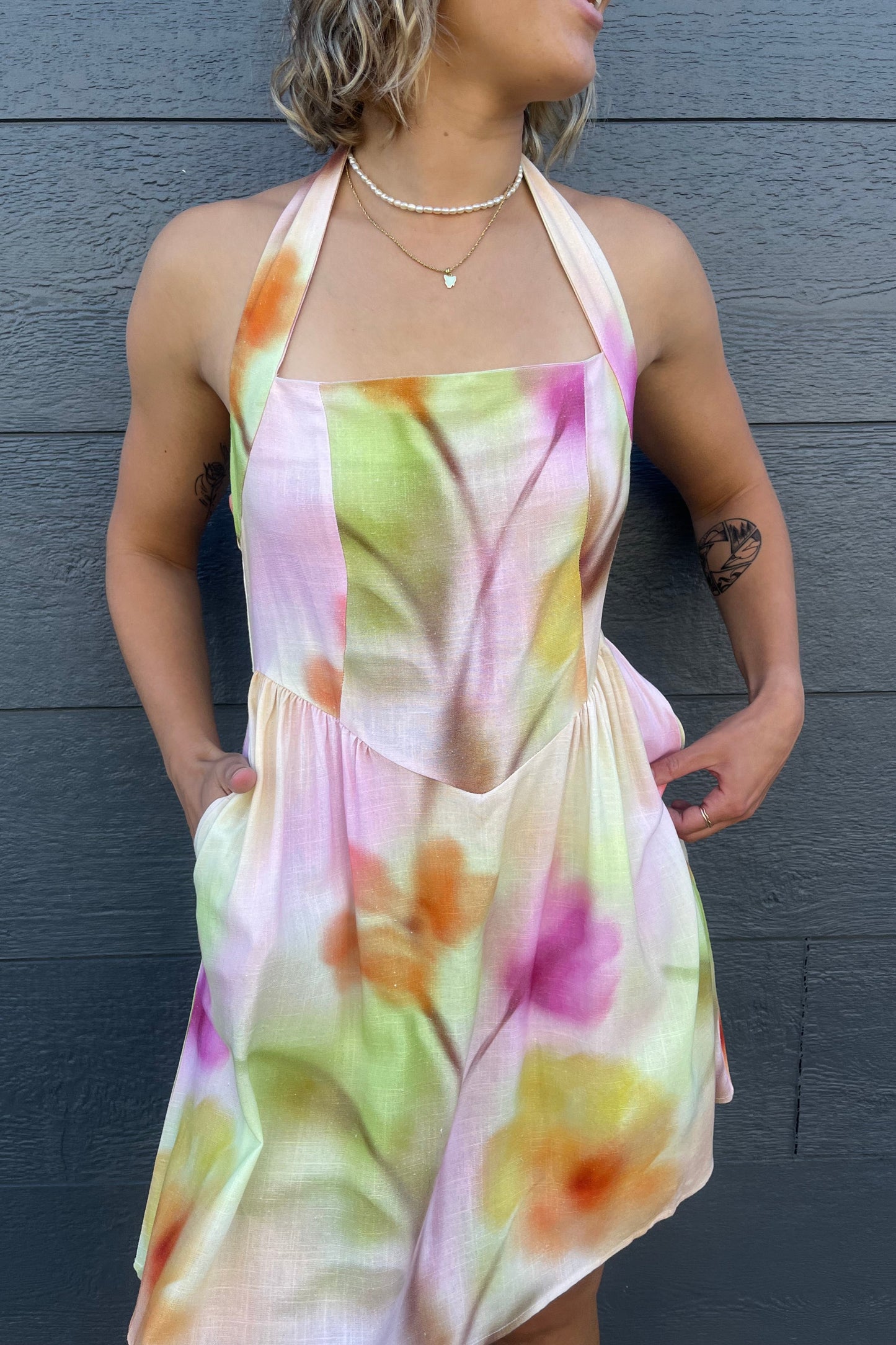 BETHANY HALTER DRESS