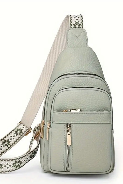 TAYLOR CROSSBODY BAG- Tan, Bone, Sage, Red