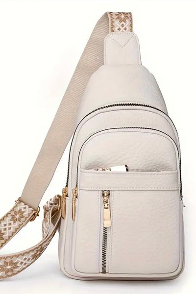 TAYLOR CROSSBODY BAG- Tan, Bone, Sage, Red