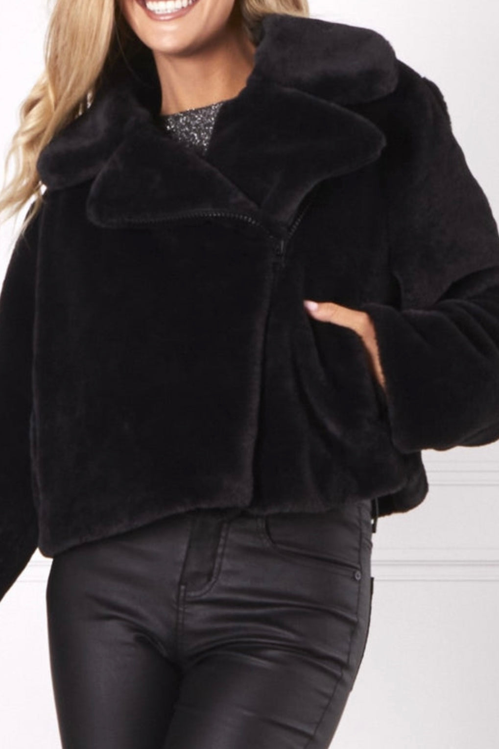 faux fur jacket