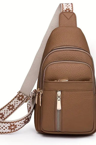 TAYLOR CROSSBODY BAG- Tan, Bone, Sage, Red