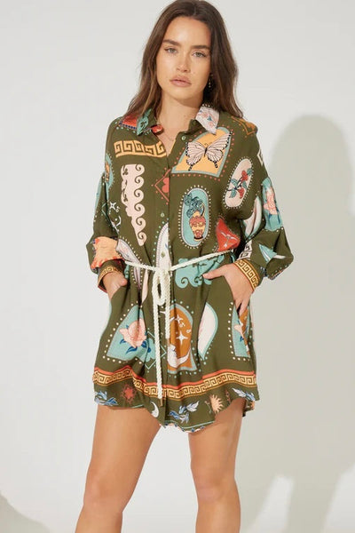 AURORA SHIRT DRESS