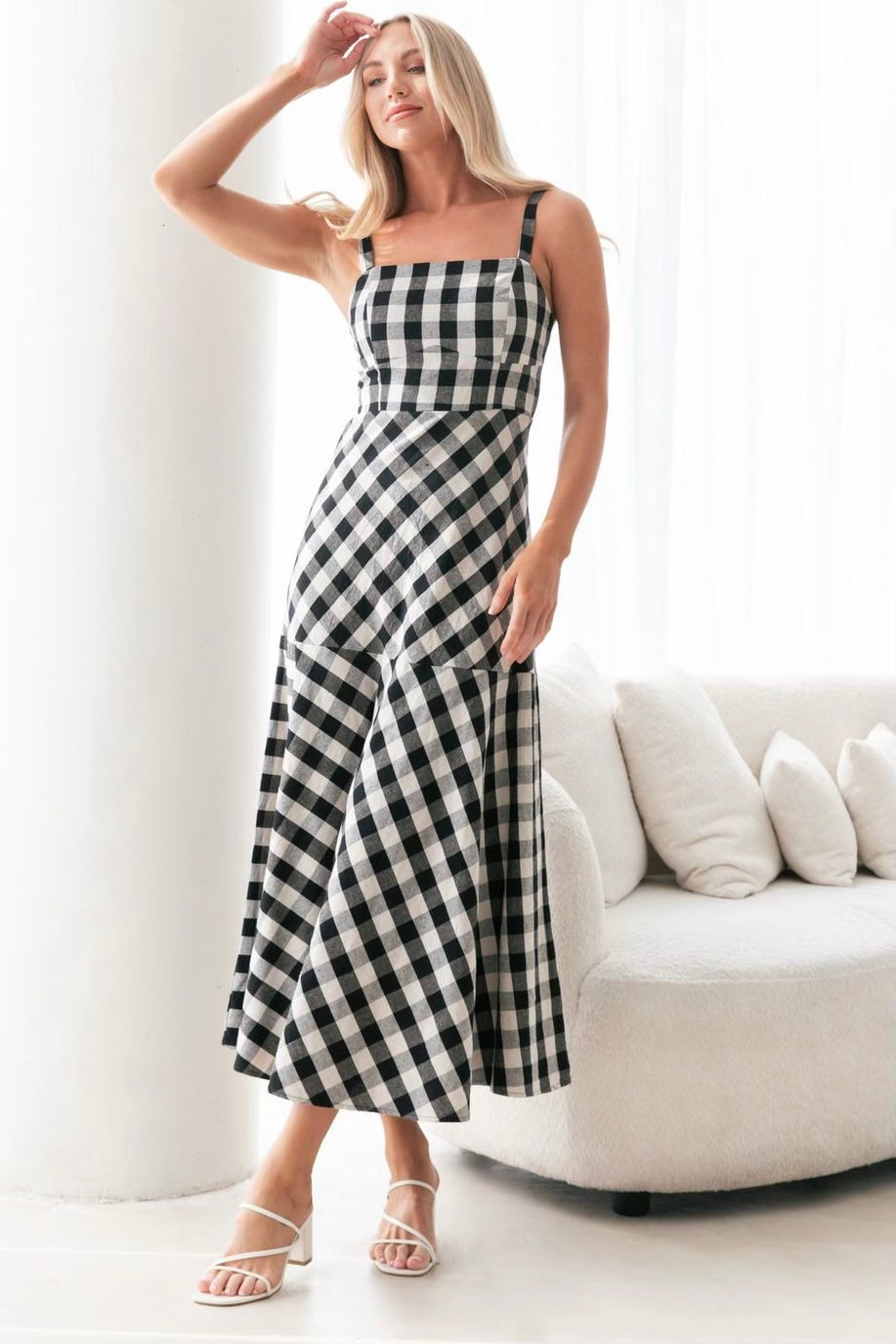 GINGHAM MAXI