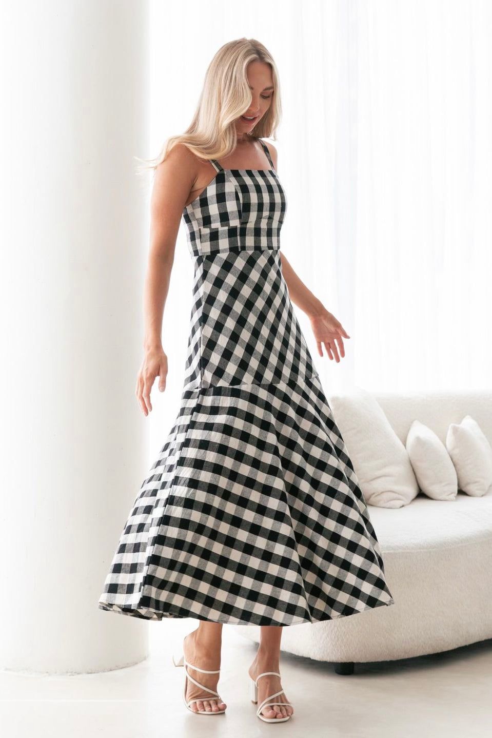 GINGHAM MAXI