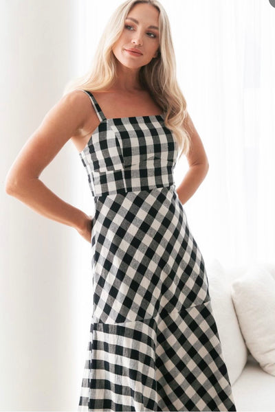 GINGHAM MAXI