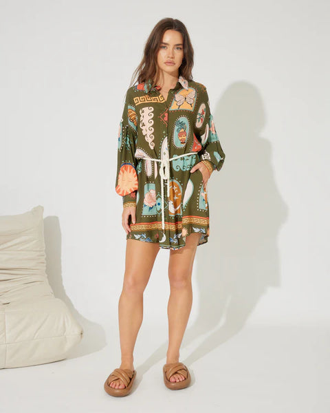 AURORA SHIRT DRESS