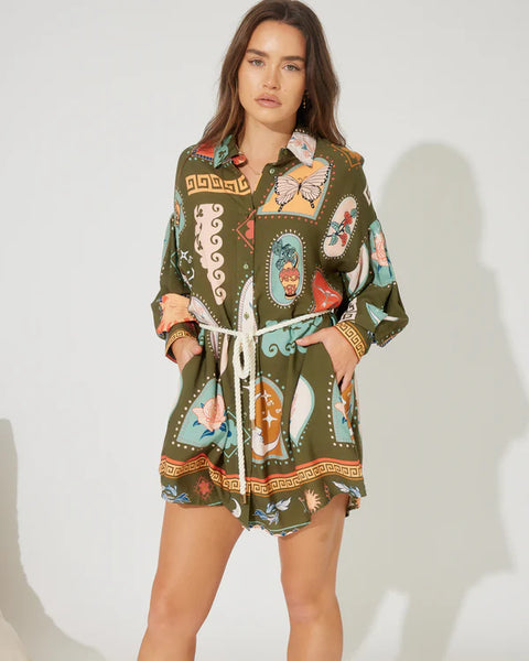 AURORA SHIRT DRESS