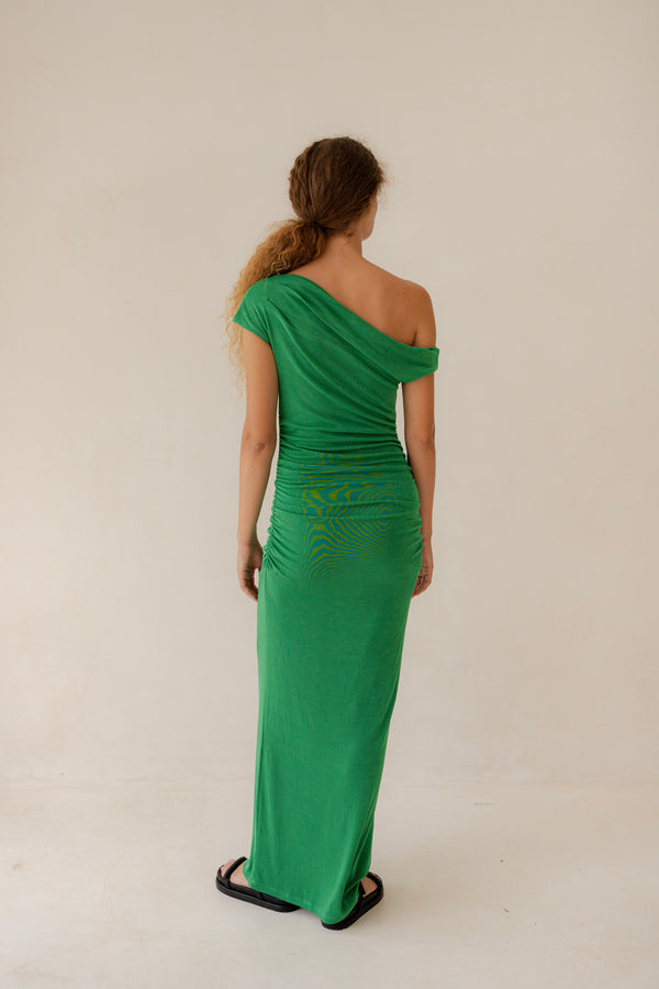 ETERNITY DRESS - Black & Green