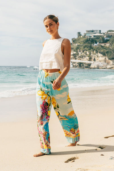 white closet linen pant