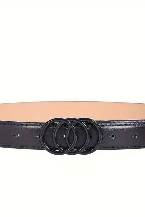 VICTORIA BELT - Black & Nude