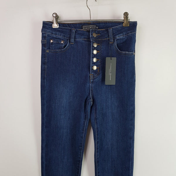 BUTTON FLY SKINNY JEAN