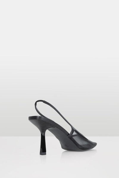 MESH BLACK HEEL